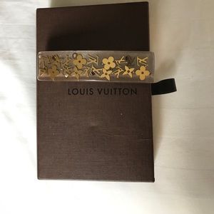 Louis Vuitton hair clip barrette